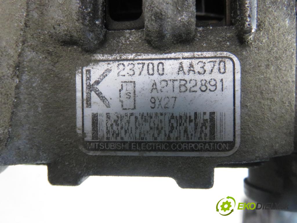 SUBARU LEGACY III Kombi (BH) KOMBI 2002 92,00 2.0 AWD 125 - EJ201 1994,00 Alternátor 23700AA370 ; A2TB2891 (Alternátor)