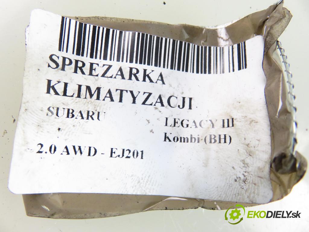 SUBARU LEGACY III Kombi (BH) KOMBI 2002 92,00 2.0 AWD 125 - EJ201 1994,00 KOMPRESOR: klimatizácie 5062213002 (Kompresor klimatizácie)