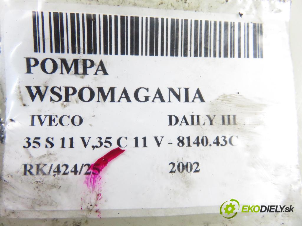 IVECO DAILY III skrzynia FURGON 2002 78,00 35 S 11 V,35 C 11 V - 8140.43C 2798,00 pumpa servočerpadlo 7683955126 (Servočerpadlá, pumpy řízení)