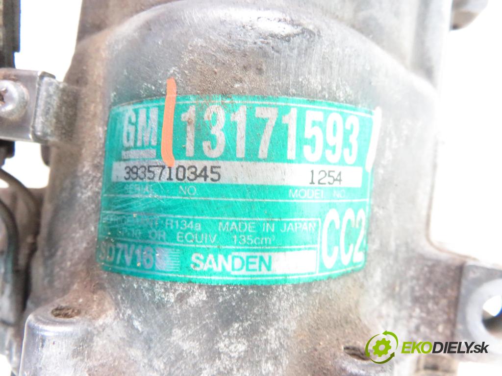 OPEL SIGNUM HB 2004 110,00 1.9 CDTI 150 1910,00 KOMPRESOR: klimatizácie 13171593 (Kompresor klimatizácie)