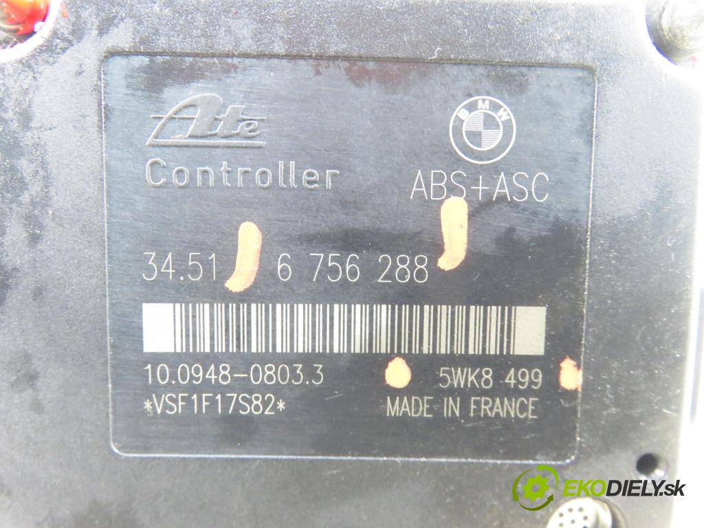 BMW 3 (E46) SEDAN 2001 100,00 320 d 136 - M47 D20 (204D1) 1951,00 Pumpa ABS 6756288 ; 5WK8499 (Pumpa ABS)