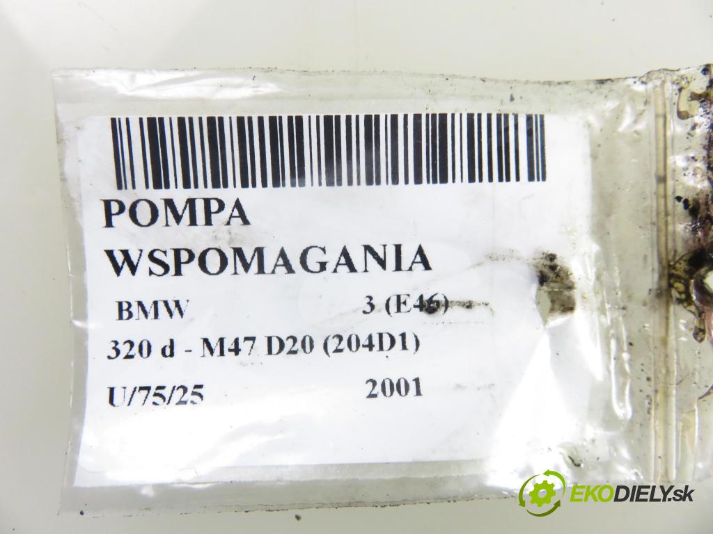 BMW 3 (E46) SEDAN 2001 100,00 320 d 136 - M47 D20 (204D1) 1951,00 Pumpa servočerpadlo  (Servočerpadlo, pumpa riadenia)