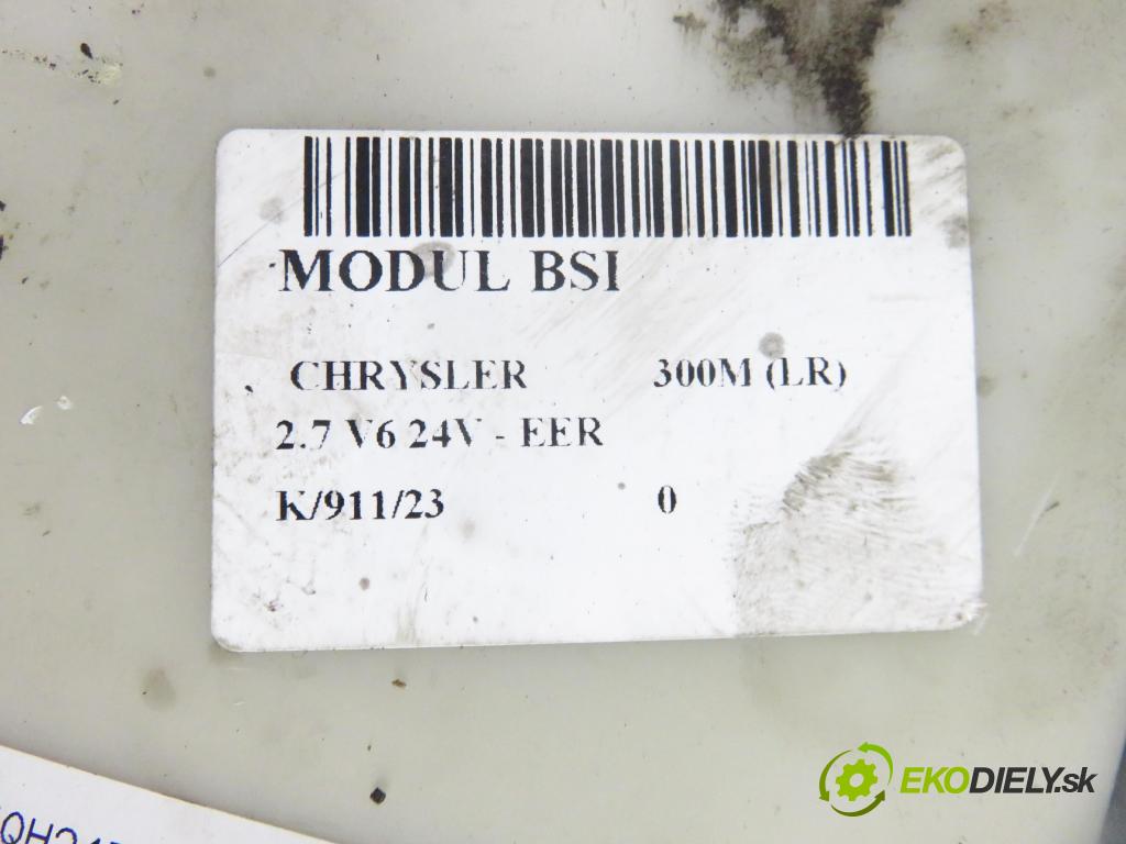 CHRYSLER 300M (LR) SEDAN 1999 0,00 2.7 V6 24V - EER 2736,00 MODUL BSI 04602282AD ; P04602282AD