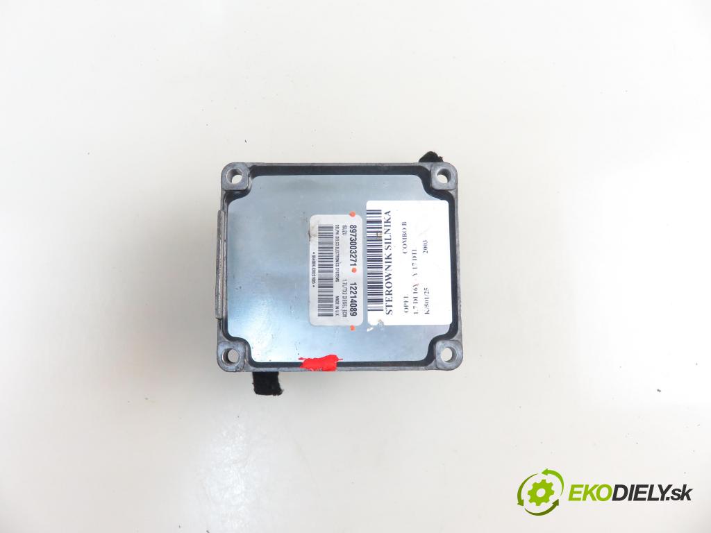 OPEL COMBO Nadwozie pełne/minivan KOMBIVAN 2003 48,00 1.7 DI 16V 65 - Y 17 DTL 1686,00 Riadiaca jednotka Motor 12214089 ; 8973003271