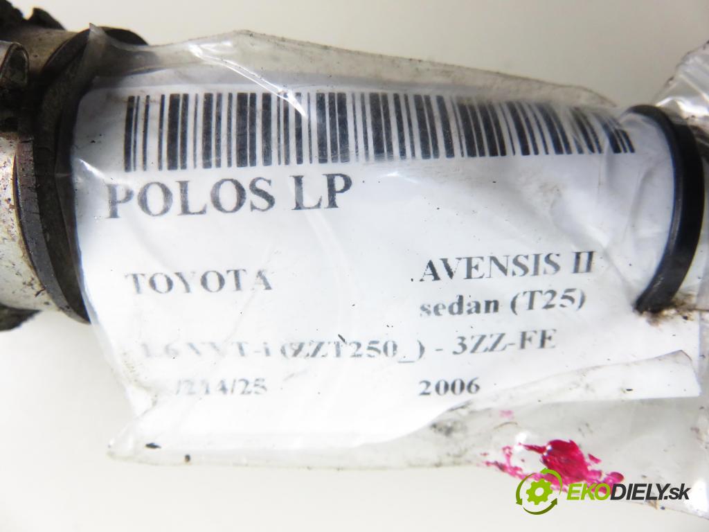 TOYOTA AVENSIS sedan (_T25_) SEDAN 2006 81,00 1.6 VVT-i (ZZT250_) 110 - 3ZZ-FE 1598,00 Poloos LP 