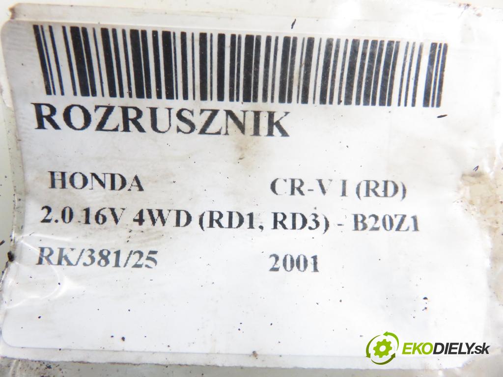 HONDA CR-V I (RD) SUV 2001 108,00 2.0 16V 4WD 147 - B20Z1 1973,00 Štartér 2280006450 (Štartér)