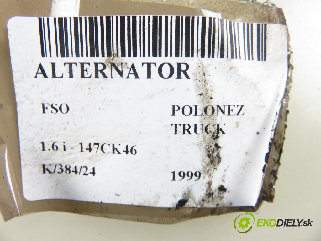 FSO POLONEZ TRUCK PICK-UP 1999 57,00 1.6 i - 147CK46 1598,00 Alternátor  (Alternátor)