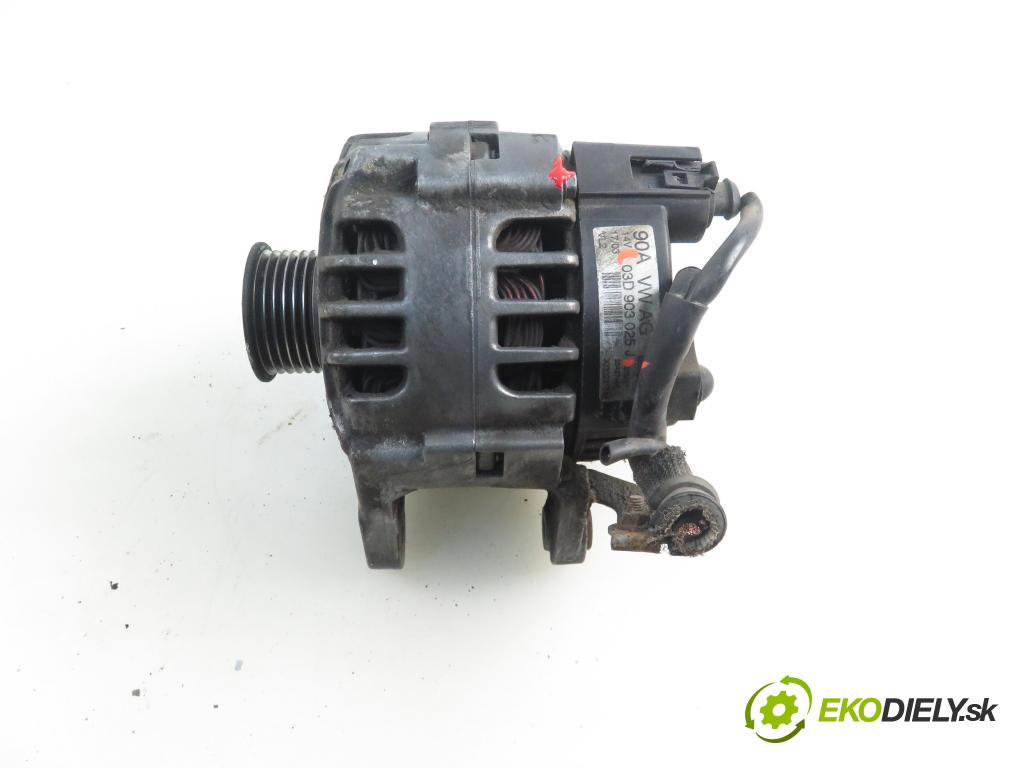 SKODA FABIA I (6Y2) HB 2003 47,00 1.2 - AZQ 1198,00 Alternátor 03D903025J (Alternátor)