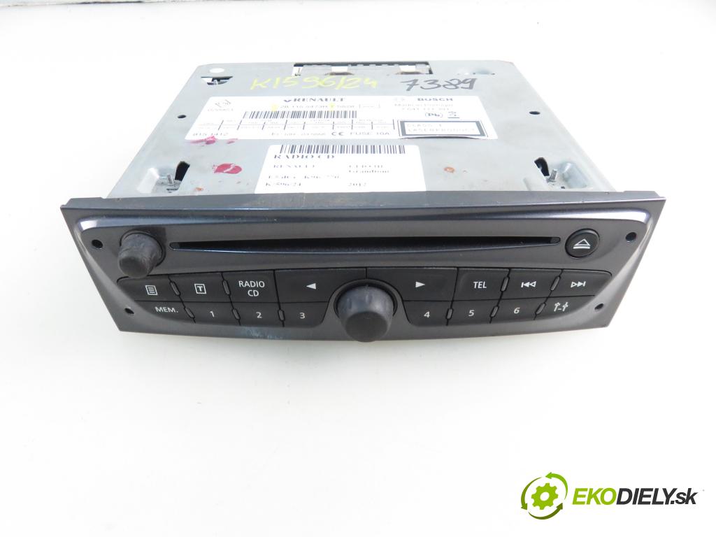 RENAULT CLIO III Grandtour (KR0/1_) KOMBI 2012 55,00 1.5 dCi 75 - K9K 770 1461,00 RADIO CD 281155473R