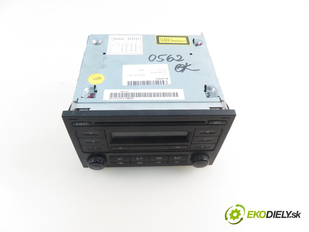 VW POLO (9N_) HB 2006 51,00 1.4 TDI - BNM 1422,00 RADIO 6Q0035152