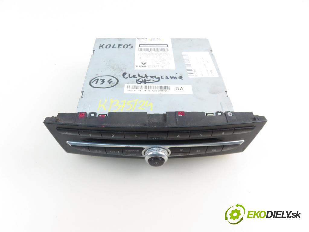 RENAULT KOLEOS I (HY_) SUV 2009 110,00 2.0 dCi 4x4 150 1995,00 RADIO CD 28184JY00A