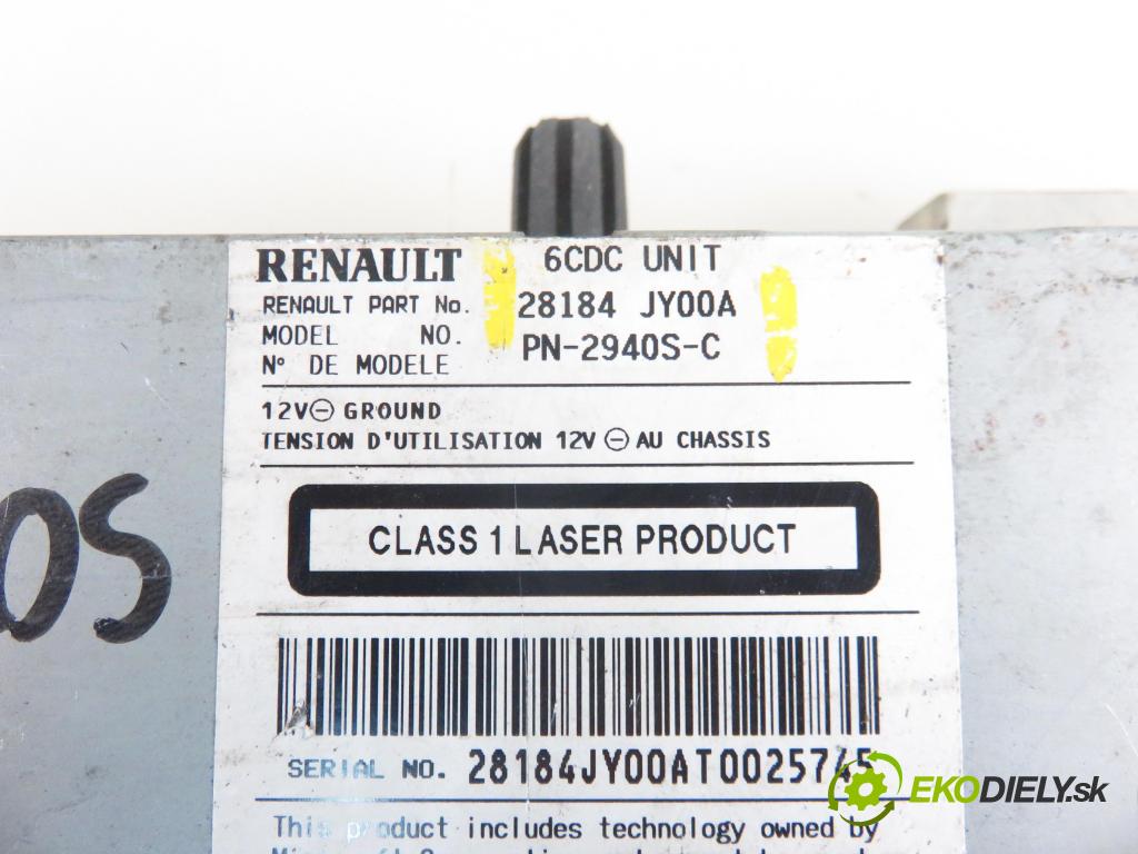 RENAULT KOLEOS I (HY_) SUV 2009 110,00 2.0 dCi 4x4 150 1995,00 RADIO CD 28184JY00A