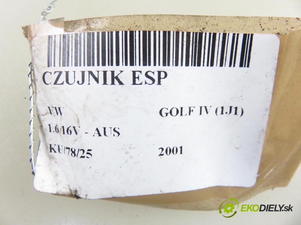 VW GOLF IV (1J1) HB 2001 77,00 1.6 16V - AUS 1598,00 snímač ESP 1J1907637A ; 1J0907651A