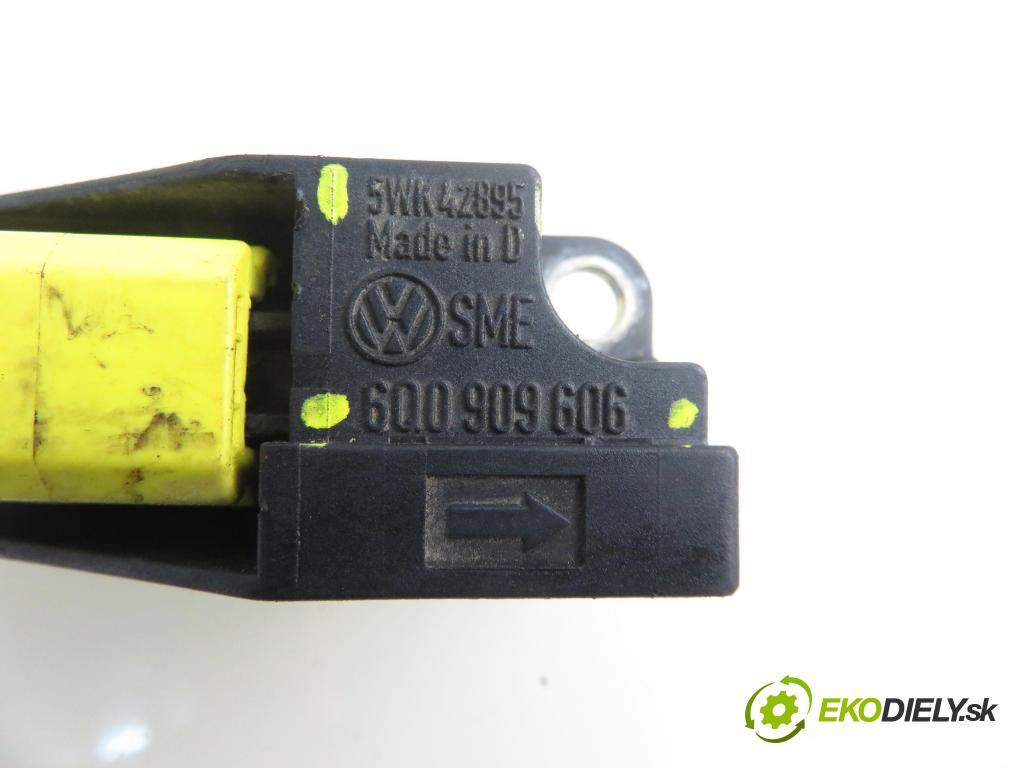 SEAT ALHAMBRA (7V8, 7V9) MINIVAN 2005 96,00 1.9 TDI - ASZ 1896,00 snímač nárazu 5WK42895 ; 6Q0909606 (Snímače nárazu)
