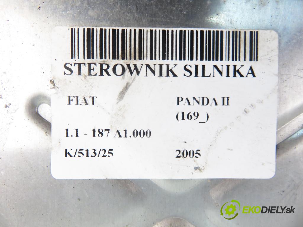 FIAT PANDA (169_) HB 2005 40,00 1.1 54 - 187 A1.000 1108,00 Riadiaca jednotka Motor 55196259 ; IAW4AFSM