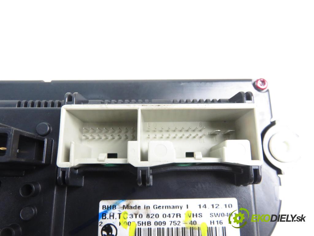 SKODA OCTAVIA II (1Z3) LIFTBACK 2008 75,00 1.6 - BSF 1595,00 Panel kúrenia KLIMATIZACE: 3T0820047R ; 5HB0975240