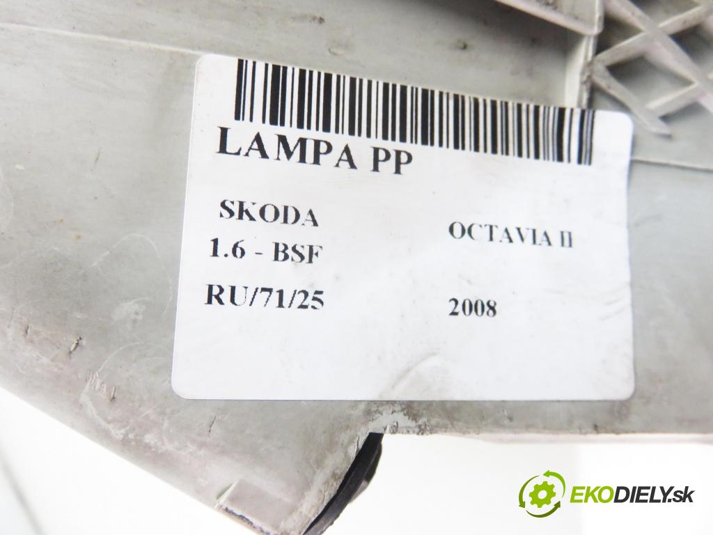 SKODA OCTAVIA II (1Z3) LIFTBACK 2008 75,00 1.6 - BSF 1595,00 světlo PP