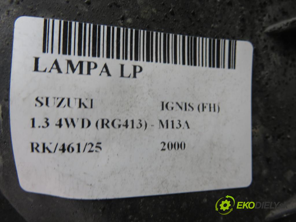 SUZUKI IGNIS (FH) HB 2000 61,00 1.3 4WD 83 (RG413) - M13A 1328,00 světlo LP 