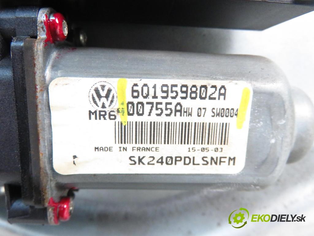 SKODA FABIA I (6Y2) HB 2003 47,00 1.2 - AZQ 1198,00 mechanismus oken PPE 6Q1959802A