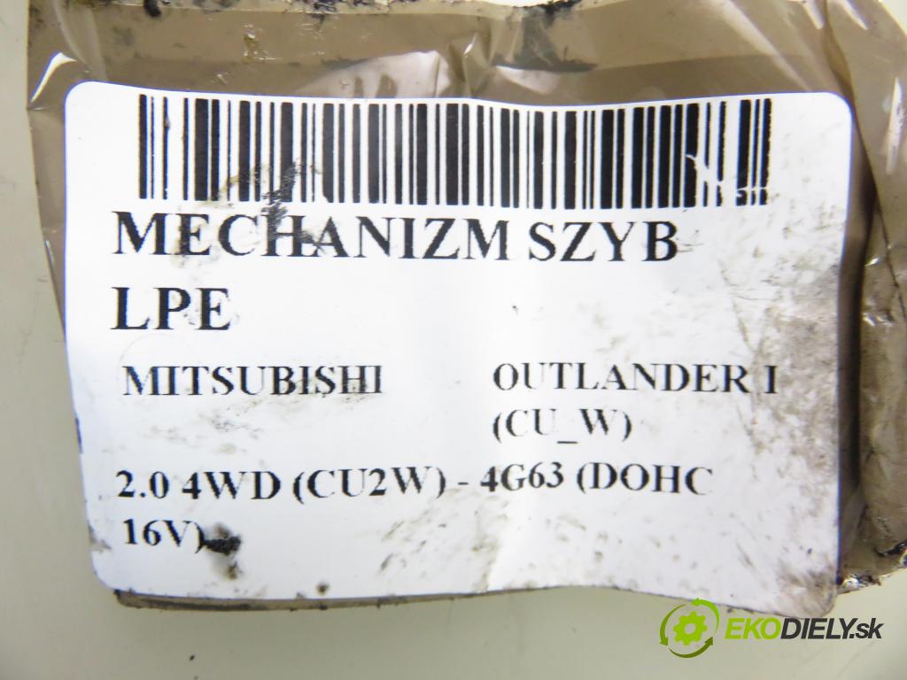 MITSUBISHI OUTLANDER I (CU_W) SUV 2006 100,00 2.0 4WD (CU2W) - 4G63 (DOHC 16V) 1997,00 mechanismus oken MR573885LH
