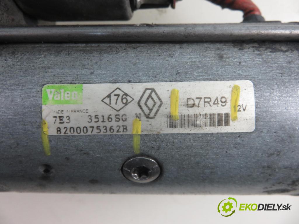 RENAULT LAGUNA II (BG0/1_) LIFTBACK 2003 88,00 1.9 dCi 120 - F9Q 750 1870,00 startér  (Startér)