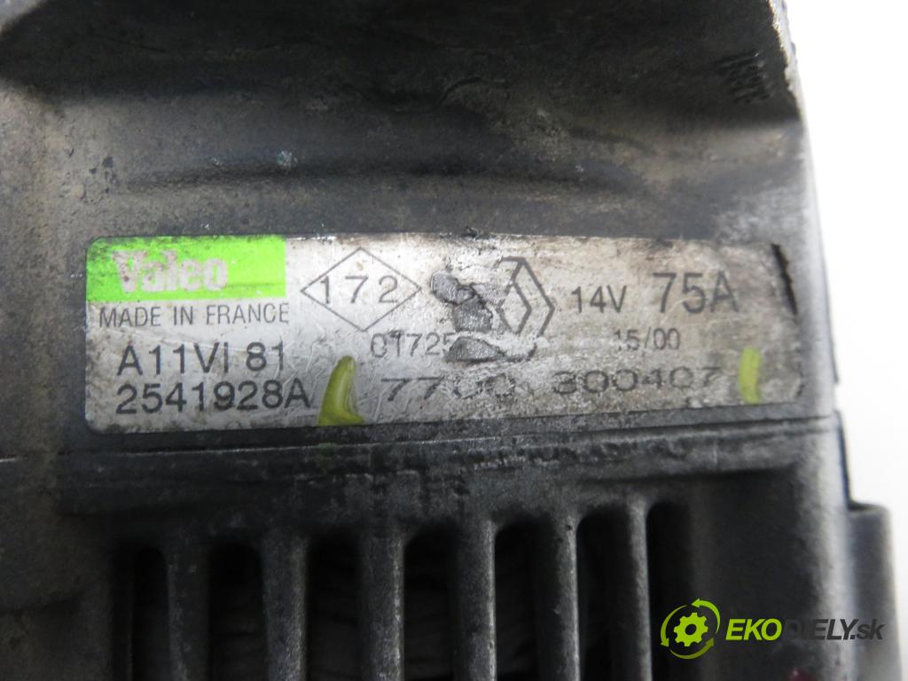 OPEL MOVANO Autobus (X70) BUS 2000 59,00 2.5 D - S8U 772 2499,00 Alternátor 7700300407 (Alternátor)