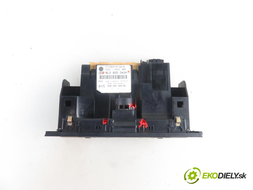 AUDI A3 (8L1) HB 2000 96,00 1.9 TDI PD 130 - ASZ 1896,00 Panel kúrenia KLIMATRONIK 8L0820043H