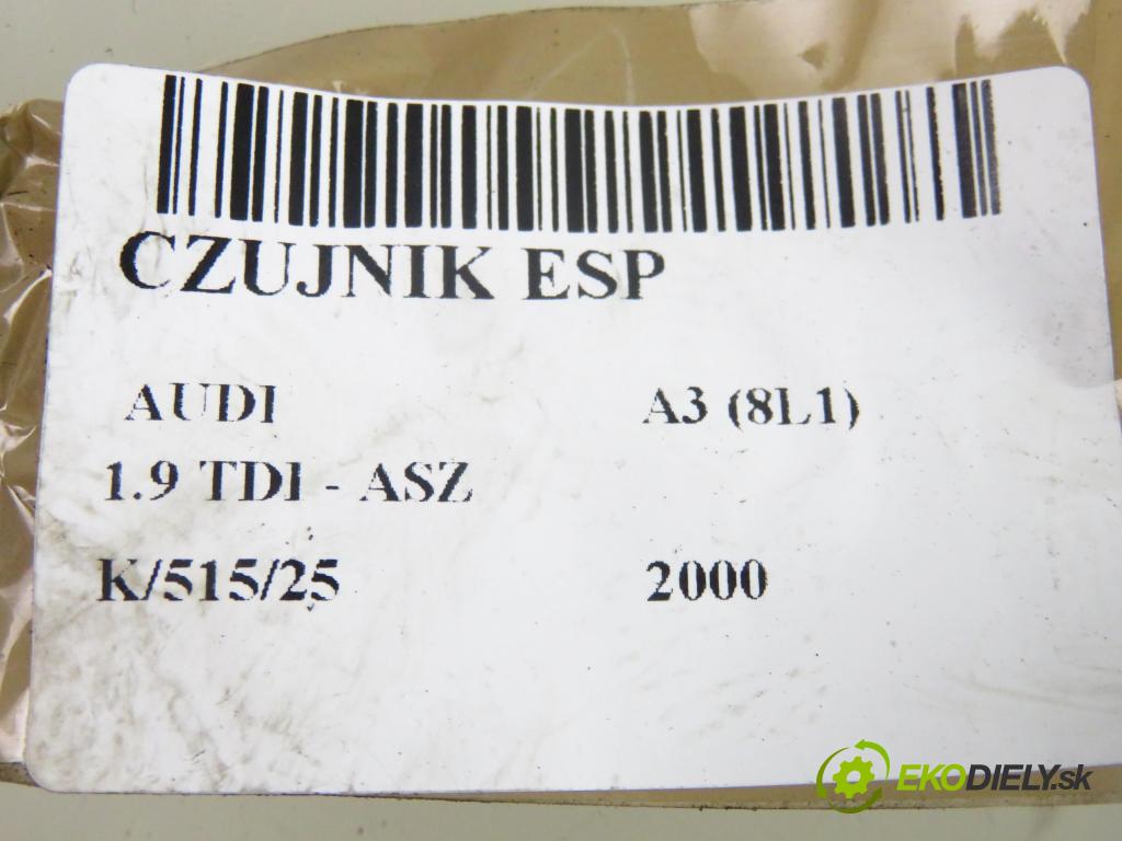 AUDI A3 (8L1) HB 2000 96,00 1.9 TDI PD 130 - ASZ 1896,00 snímač ESP 1J0907657A ; 1J0907651A