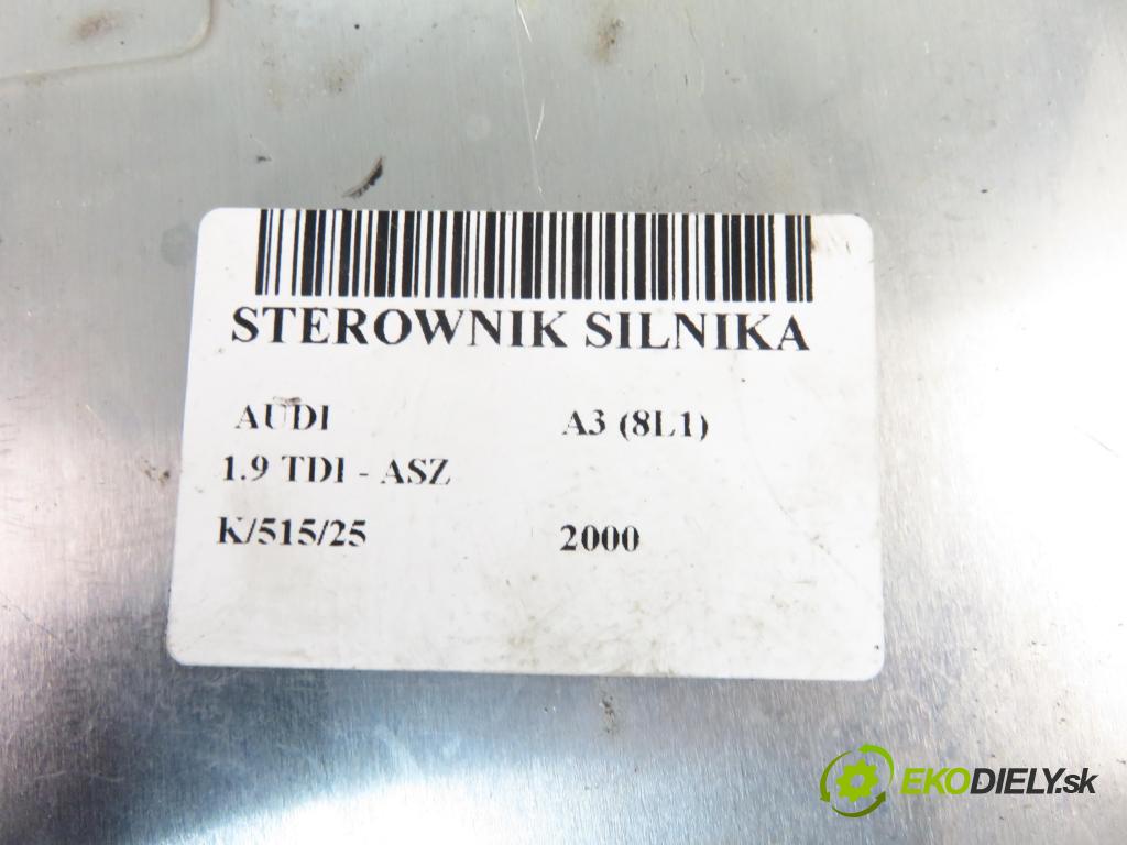 AUDI A3 (8L1) HB 2000 96,00 1.9 TDI PD 130 - ASZ 1896,00 Riadiaca jednotka Motor 038906019CK ; 0281010308