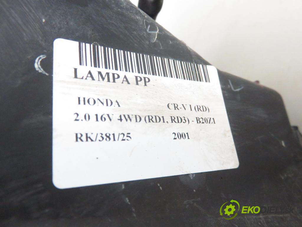 HONDA CR-V I (RD) SUV 2001 108,00 2.0 16V 4WD 147 - B20Z1 1973,00 světlo PP
