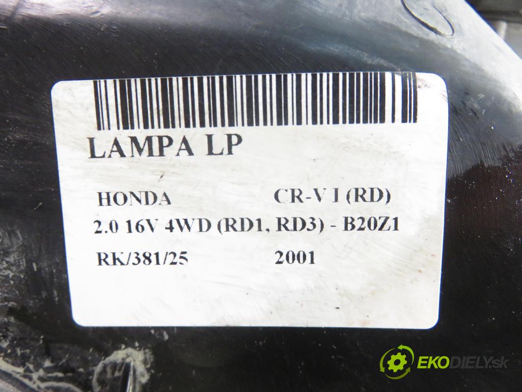 HONDA CR-V I (RD) SUV 2001 108,00 2.0 16V 4WD 147 - B20Z1 1973,00 světlo LP