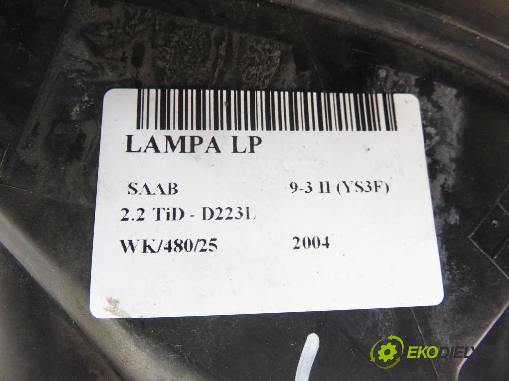SAAB 9-3 (YS3F) SEDAN 2004 0,00 2.2 TiD - D223L 2171,00 světlo LP