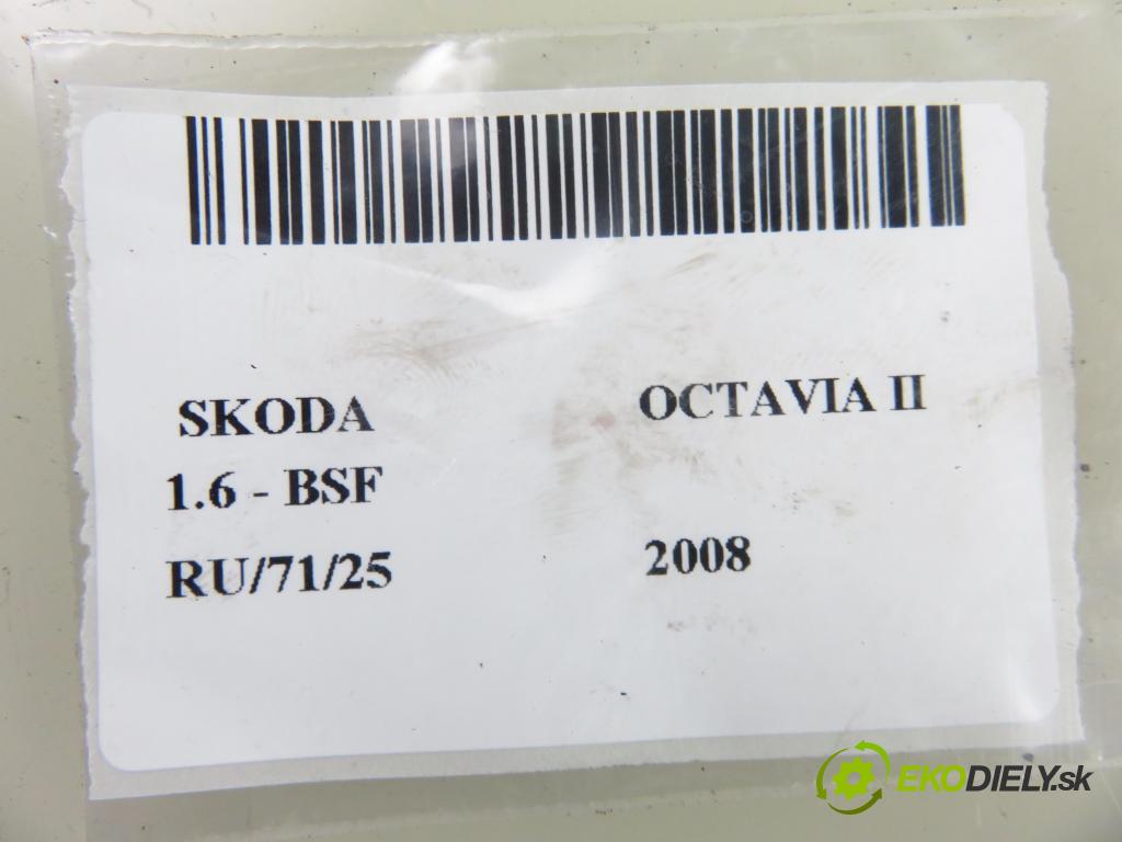 SKODA OCTAVIA II (1Z3) LIFTBACK 2008 75,00 1.6 - BSF 1595,00 Snímač nárazu 1K0955557B (Snímač nárazu)