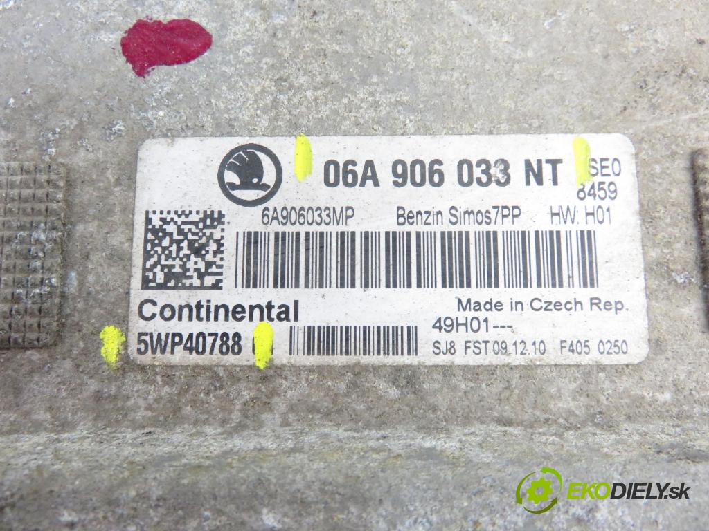 SKODA OCTAVIA II (1Z3) LIFTBACK 2008 75,00 1.6 - BSF 1595,00 Riadiaca jednotka Motor 06A906033NT ; 5WP40788