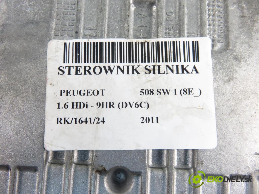 PEUGEOT 508 SW I (8E_) KOMBI 2011 82,00 1.6 e-HDi 8V 112 - 9HR 1560,00 Riadiaca jednotka Motor 9677243580 ; 9666681180 ; S180123006A