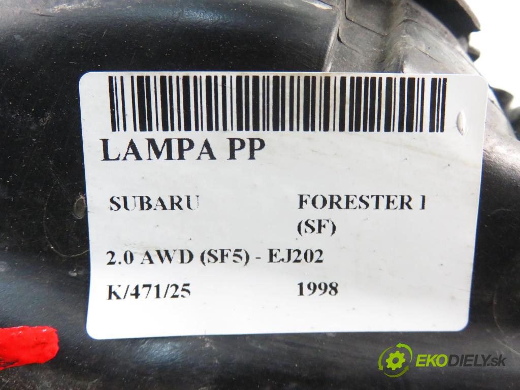 SUBARU FORESTER (SF_) SUV 1998 92,00 2.0 AWD 125 - EJ202 1994,00 světlo PP