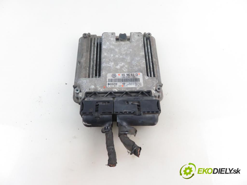 VW GOLF V (1K1) HB 2005 77,00 1.9 TDI PD 105 - BKC 1896,00 Riadiaca jednotka Motor 03G906016CB ; 0281011900