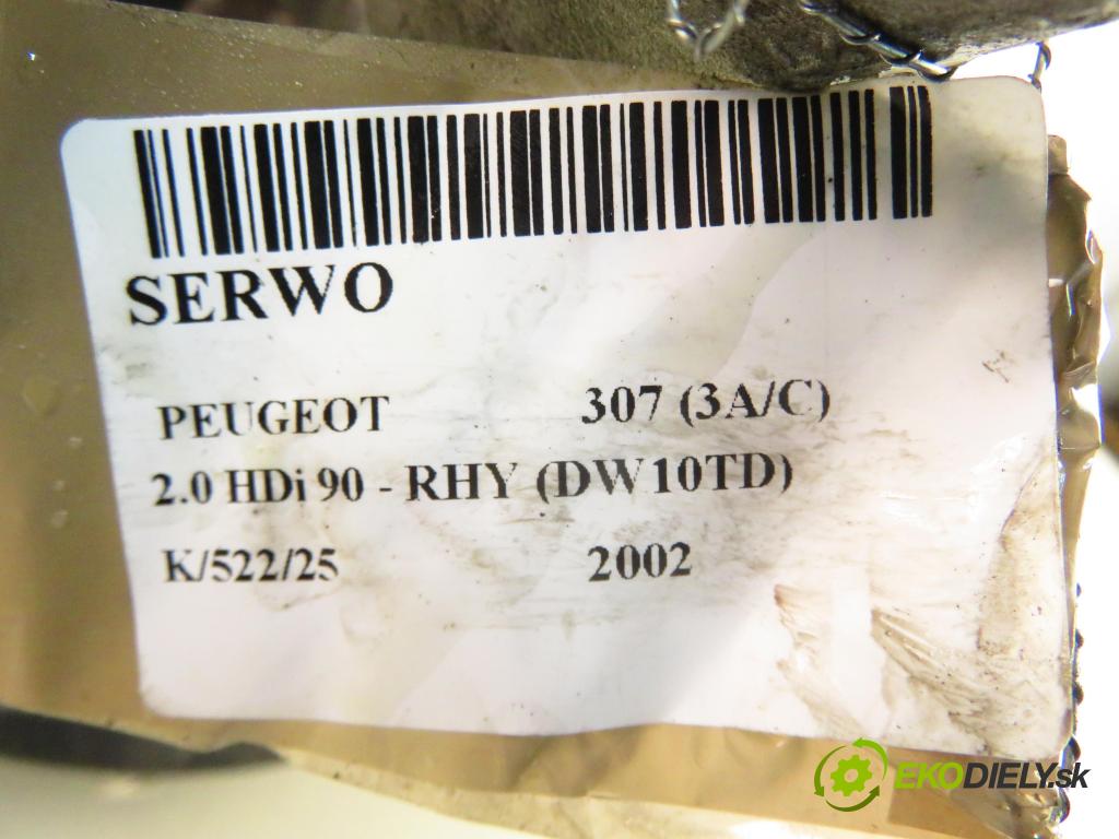 PEUGEOT 307 (3A/C) HB 2002 66,00 2.0 HDi 90 - RHY (DW10TD) 1997,00 Posilovač 0204024613 ; 9639662180 (Servočerpadlo, pumpa riadenia)