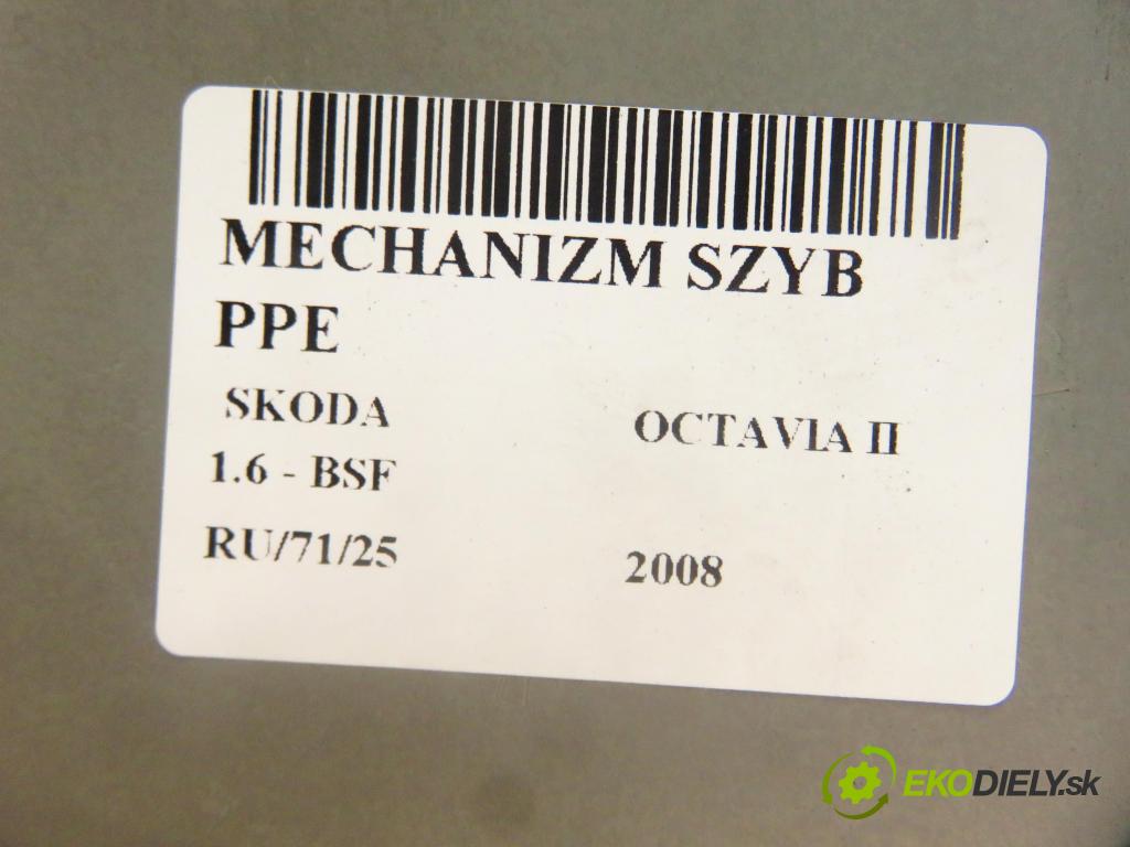 SKODA OCTAVIA II (1Z3) LIFTBACK 2008 75,00 1.6 - BSF 1595,00 mechanismus oken PPE 1T0959702R ; 5K0959792 ; 1Z1837656P