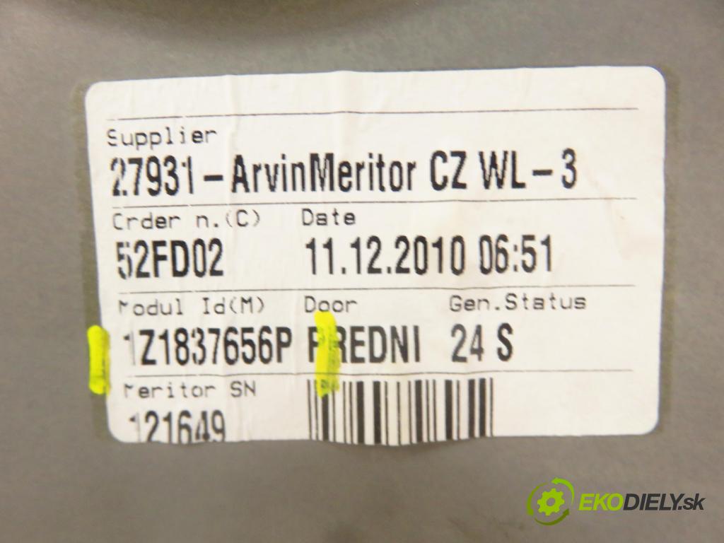 SKODA OCTAVIA II (1Z3) LIFTBACK 2008 75,00 1.6 - BSF 1595,00 mechanismus oken PPE 1T0959702R ; 5K0959792 ; 1Z1837656P