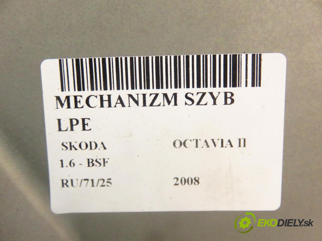 SKODA OCTAVIA II (1Z3) LIFTBACK 2008 75,00 1.6 - BSF 1595,00 mechanismus oken 1T0959701T ; 5K0959793