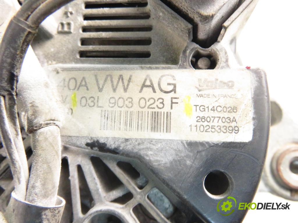 SKODA OCTAVIA II (1Z3) LIFTBACK 2008 75,00 1.6 - BSF 1595,00 Alternátor 03L903023F (Alternátor)
