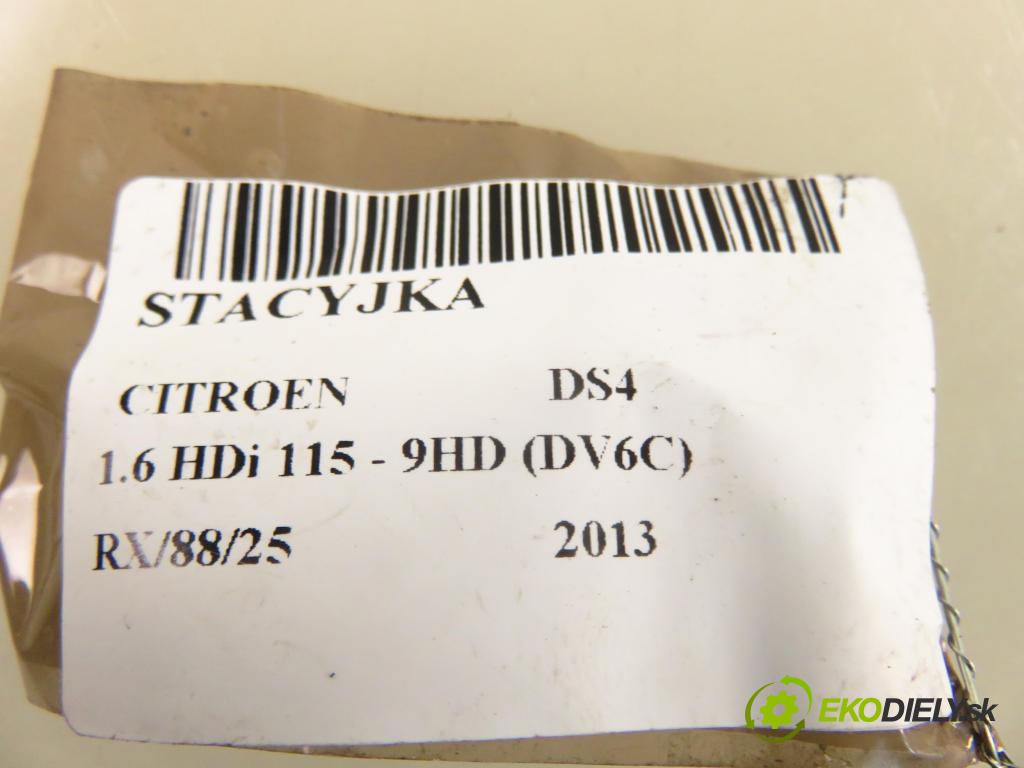 CITROEN DS4 HB 2013 84,00 1.6 HDi 115 - 9HD (DV6C) 1560,00 spinačka 9663123380 (Spínacia skrinka)