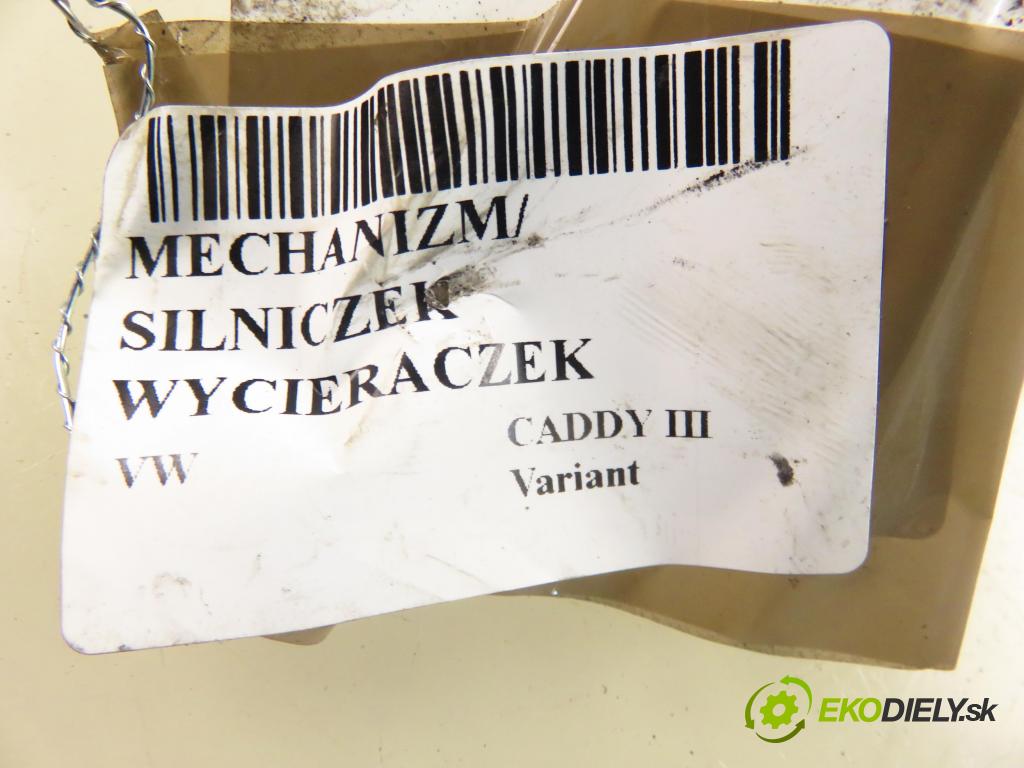 VW CADDY III Variant (2KB, 2KJ, 2CB, 2CJ) KOMBIVAN 2005 77,00 1.9 TDI - BJB 1896,00 Motorček stieračov predný 0390241746 ; 2K1955119B