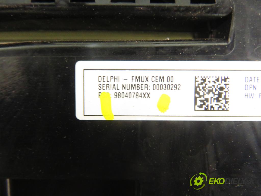 CITROEN DS4 HB 2013 84,00 1.6 HDi 115 - 9HD (DV6C) 1560,00 Panel kúrenia KLIMATRONIK 98040784XX