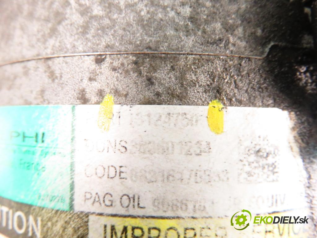 OPEL ZAFIRA B (A05) MINIVAN 2006 103,00 1.8 - Z 18 XER 1796,00 KOMPRESOR: klimatizace 13124750 (Kompresory)