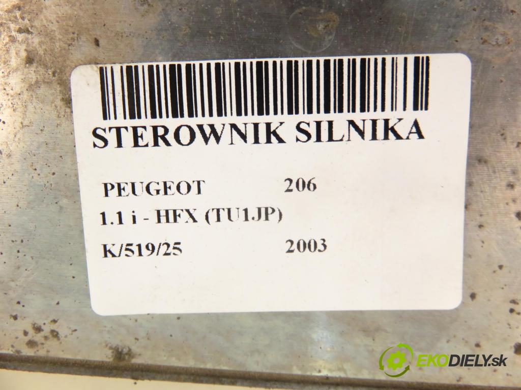 PEUGEOT 206 liftback (2A/C) HB 2003 440,00 1.1 i - HFX (TU1JP) 1124,00 Riadiaca jednotka Motor 9648620980 ; 9645989480 ; IAW48P277