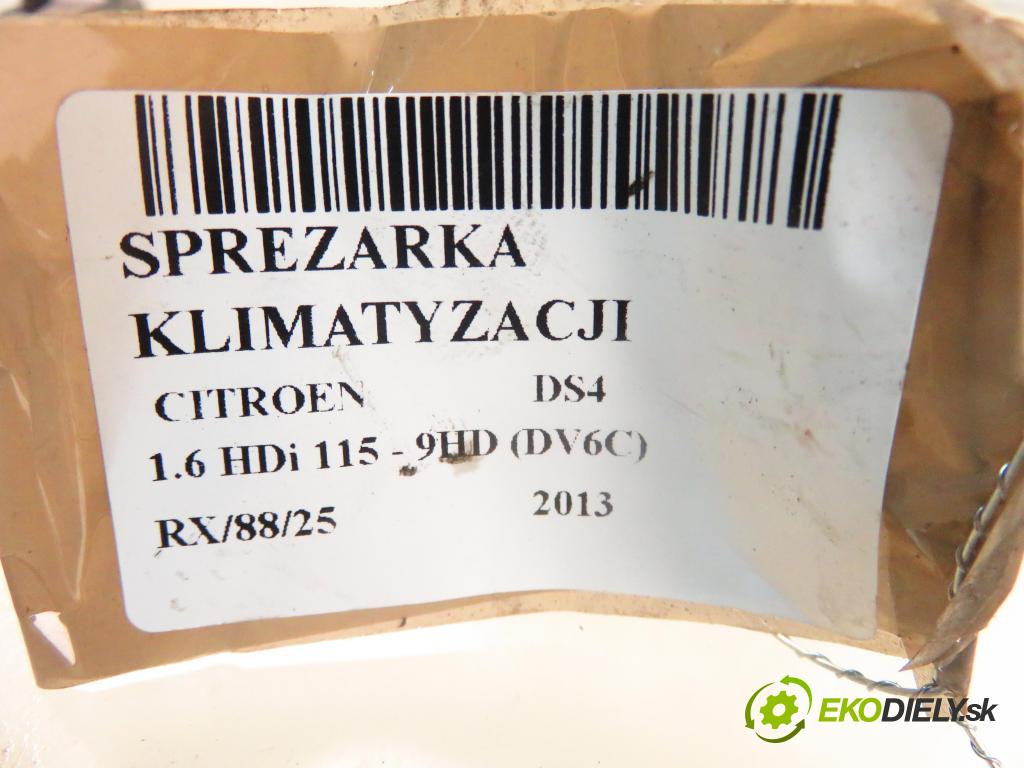 CITROEN DS4 HB 2013 84,00 1.6 HDi 115 - 9HD (DV6C) 1560,00 KOMPRESOR: klimatizácie 9676862380 (Kompresor klimatizácie)