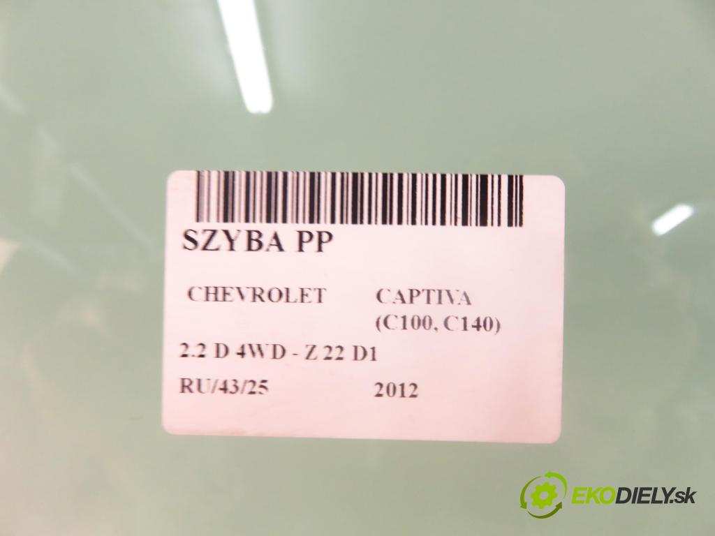 CHEVROLET CAPTIVA (C100, C140) SUV 2012 135,00 2.2 D 4WD 184 - Z 22 D1 2231,00 okno PP