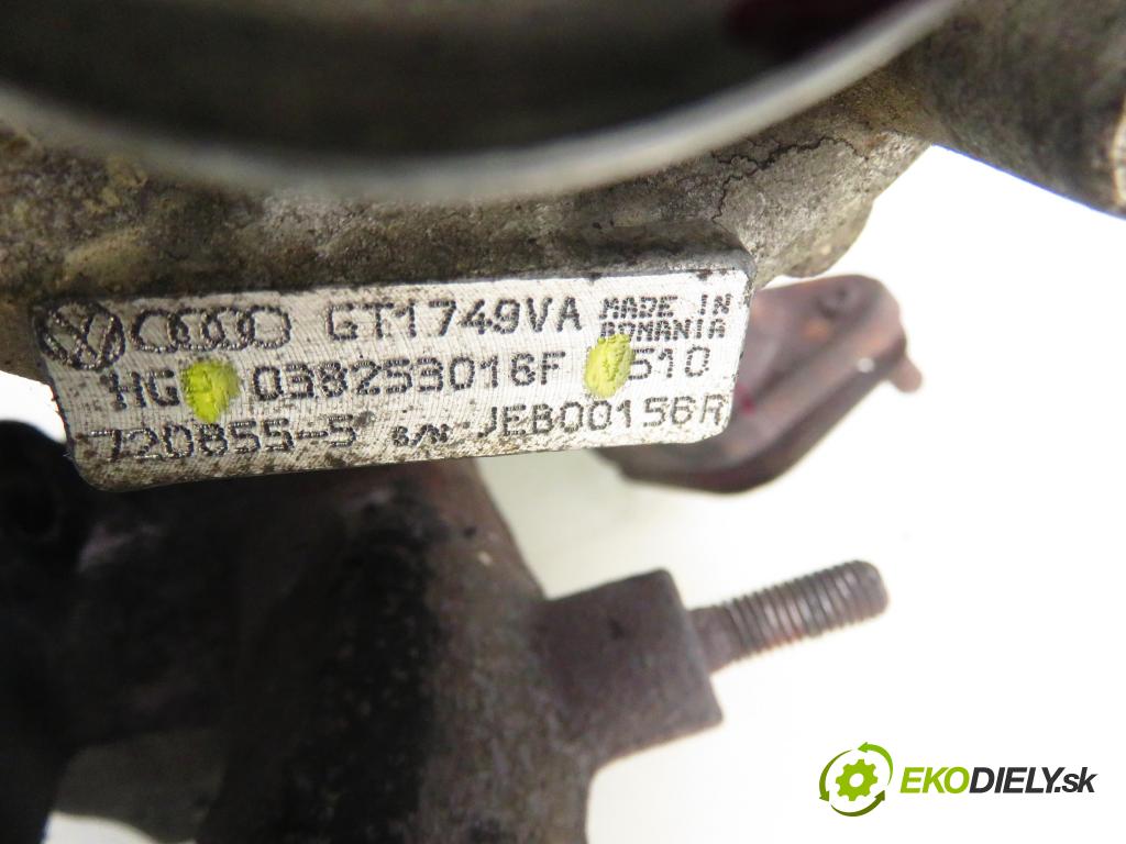 AUDI A3 (8L1) HB 2000 96,00 1.9 TDI PD 130 - ASZ 1896,00 Turbodúchadlo 038253016F (Turbodúchadlo (kompletné))